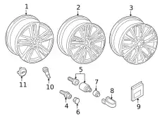 БОЛТ КОЛЕСНЫЙ 4F0698139C 801 VAG