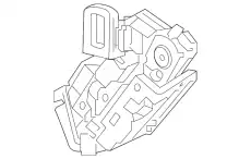 Замок двери 5K4839015S VAG