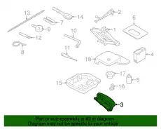 8K9813685 Кронштейн домкрата VAG