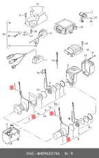 Свеча накаливания VAG 4H0963319A