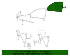 Стекло 1J4845202G VAG