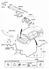 мотор стеклоочистителя!\Hyundai Santa Fe (DM) 2012 - 987002W000
