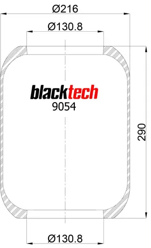 ПНЕВМОАМОРТИЗАТО BLACKTECH RL9054