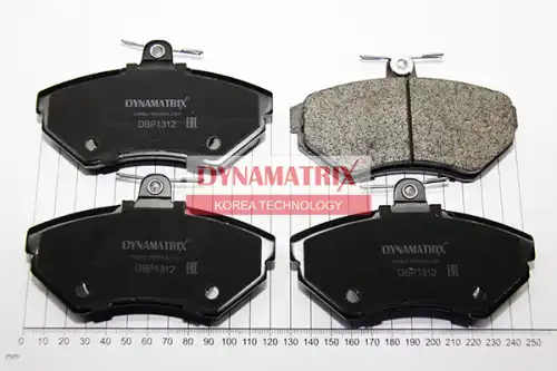 Тормозные колодки дисковые DYNAMAX DBP1312