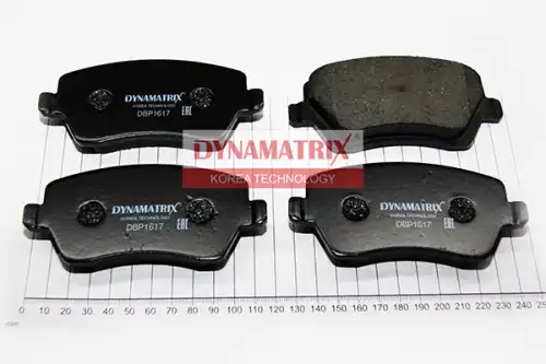 Тормозные колодки дисковые DYNAMAX DBP1617