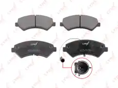Тормозные колодки дисковые передняя ось LYNXAUTO BD-2829