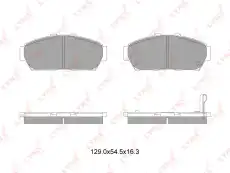 Тормозные колодки дисковые LYNXAUTO BD-3433