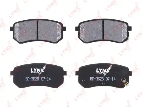 Тормозные колодки дисковые LYNXAUTO BD-3628
