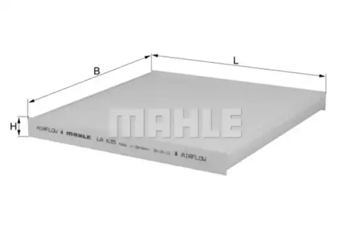 Салонный фильтр MAHLE LA 635