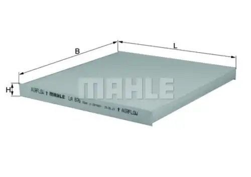 Салонный фильтр MAHLE LA 876
