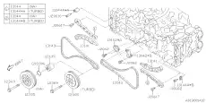 13144AA280 УСПОКОИТЕЛЬ ЦЕПИ ГРМ SUBARU