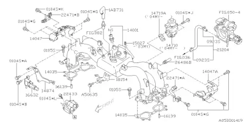 PLUG 1/8 15027AA001 SUBARU