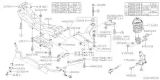Рычаг подвески SUBARU 20202FJ050