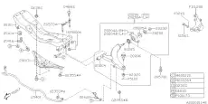 SUBARU САЙЛЕНТБЛОК 20204FE010