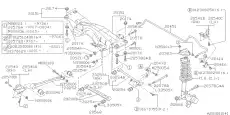 РЫЧАГ ЗАДНИЙ 20255AA301 SUBARU