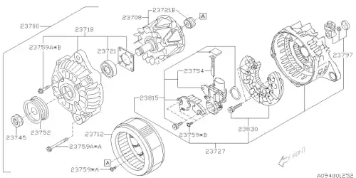 ROTOR ASSY-ALTNTR 23708AA240 SUBARU