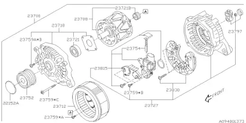 STATOR AY-ALTNTR 23712AA160 SUBARU