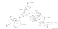 BRKT-AIR CON,2 23951AA090 SUBARU