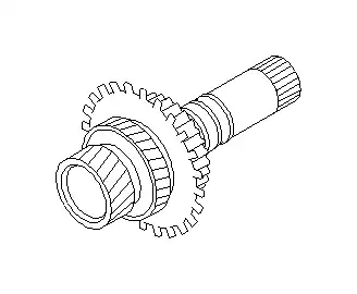 Шестерня КПП SUBARU 30824AA021