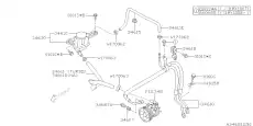 HOSE ASSY 34610AG021 SUBARU