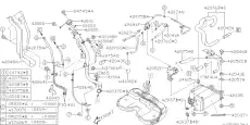  КЛИПСА 42037FE060 SUBARU