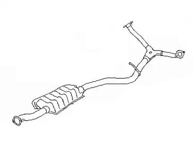EXH PIPE ASSY R 44200SC031 SUBARU