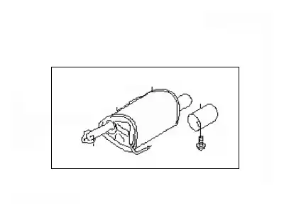 44300SC142 ГЛУШИТЕЛЬ 44300SC142 SUBARU
