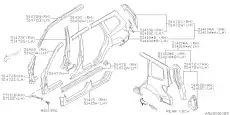 Крыло SUBARU 51439SC0509P