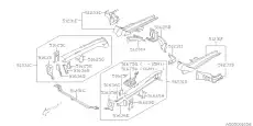 Кронштейн лонжерона impreza 2006 - 51625FE880 SUBARU
