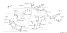 BRKT BMPR A CP LH 51625SA0119P SUBARU
