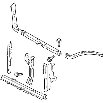 PANEL COMPLETE-RADIATOR 53029SG0009P SUBARU