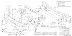 GRILLE SD F BMP COL 57775FE110VI SUBARU
