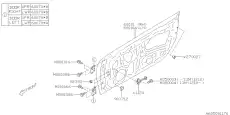 PNL COMPL DR F RH 60009CA0009P SUBARU