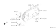PANEL ASSY DR F RH 60009FE007 SUBARU