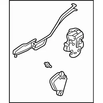 LATCH&ACT AY DR RLH 61035FE011 SUBARU