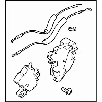LATCH&ACT AY DR RRH 61035SA001 SUBARU