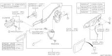  КЛИПС CAP REMOTE 61120AE000ML SUBARU