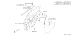 COVER GUSSET OUT RH 62134SC002 SUBARU