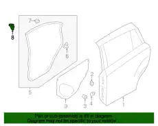 COVER-B PILLAR,INNER 63563FJ030 SUBARU