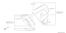 COVER C PLR ASSY RH 65240SA140WG SUBARU