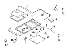 PIPE HOLDER RH 65425FC000 SUBARU