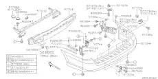 757727111 КРЕПЁЖ 757727111 SUBARU