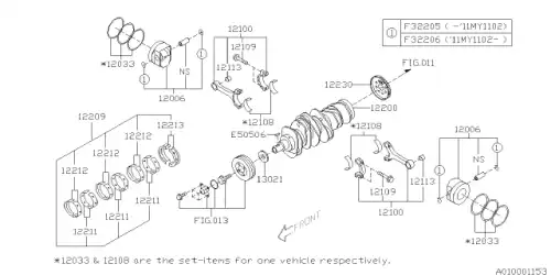 805322050 КОЛЬЦО СТОПОРНОЕ SUBARU