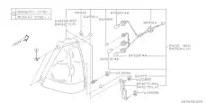 84940SA000 ПРОКЛАДКА УПЛОТНИТЕЛЬ РЕЗИНОВЫЙ SUBARU