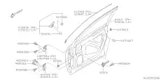 FLANGE BOLT 901000386 SUBARU