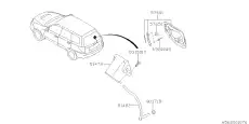 ЗАКЛЁПКА 905920045 SUBARU