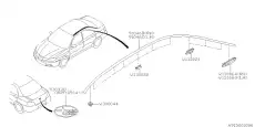  КЛИП 909130069 SUBARU