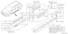  КЛИП 909130117 SUBARU