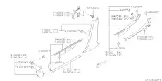  CLIP STUD M5 SUBARU 909130127