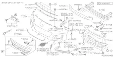  909140042 КЛИПСА SUBARU